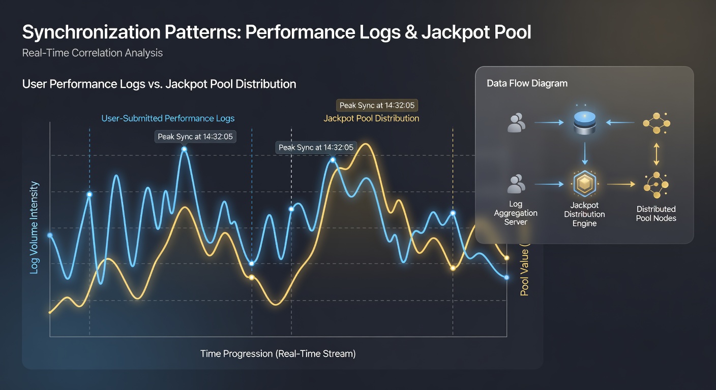 Chart illustrating correlation trends in multi-state jackpot and log data from 2026